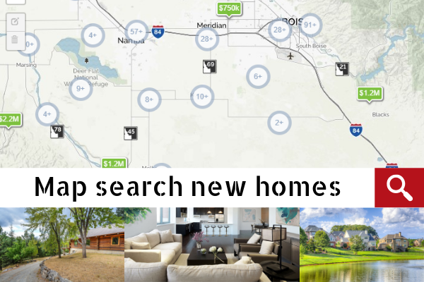 Map Search New Homes Today!